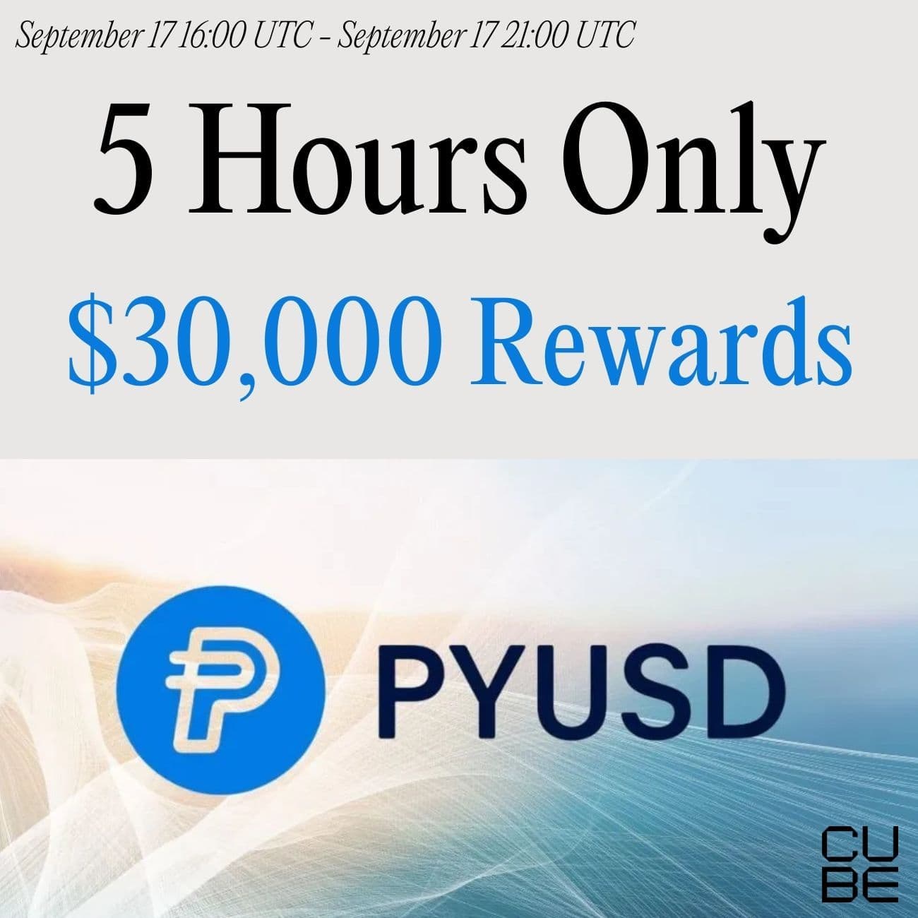 $30,000+ Rewards: Trade PYUSD 5 Hours Only $30,000+ Rewards: Trade PYUSD 5 Hours Only