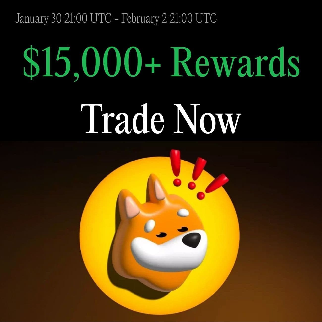 $15,000 Rewards: Trade BONK $15,000 Rewards: Trade BONK