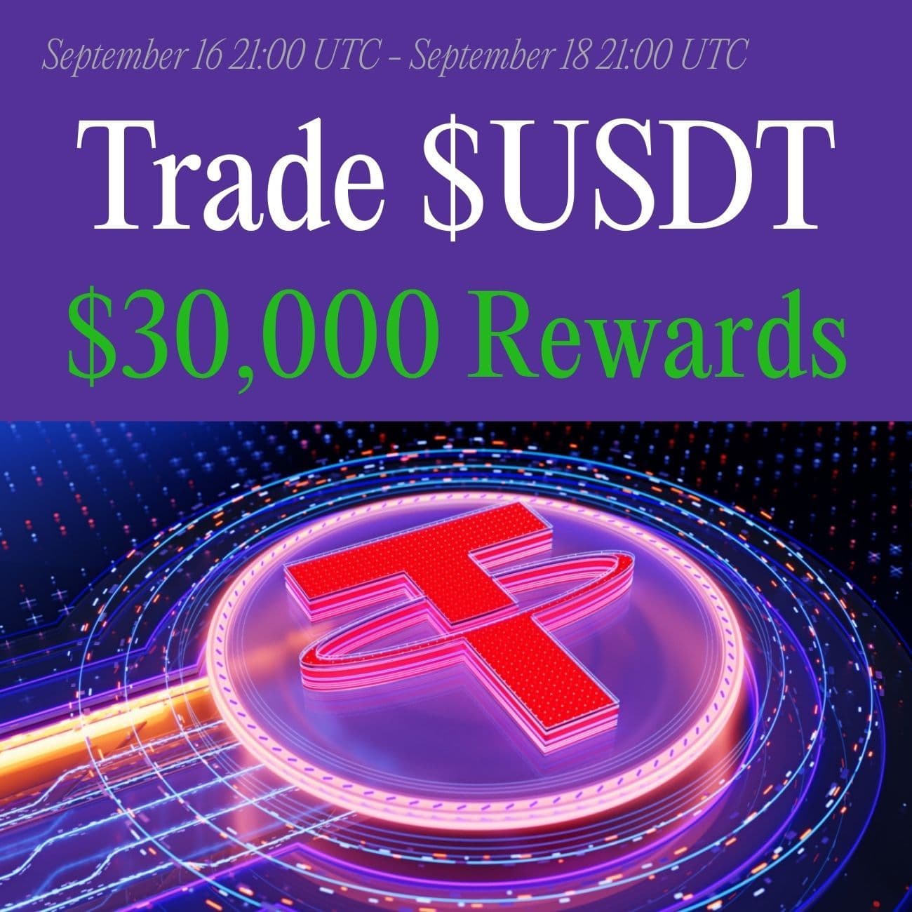 $30,000+ Rewards: Trade USDT $30,000+ Rewards: Trade USDT