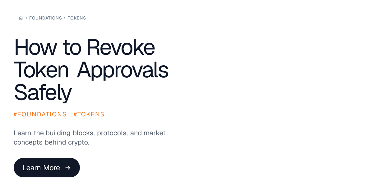 How to Revoke Token Approvals Safely | Cube Exchange